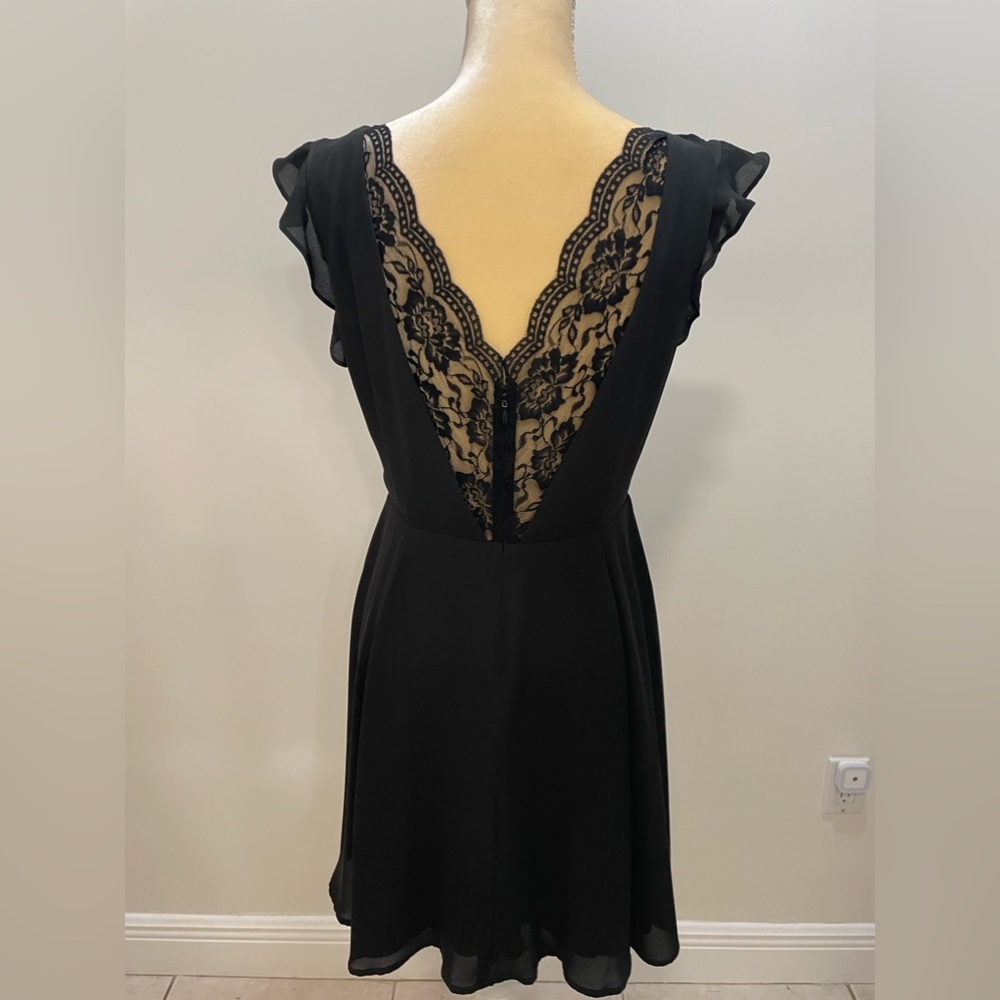 Express Black Lace-Back Dress - Picture 7 of 12